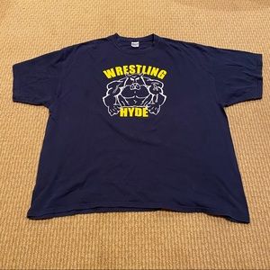 Wrestling Hyde 3XL Navy T Shirt